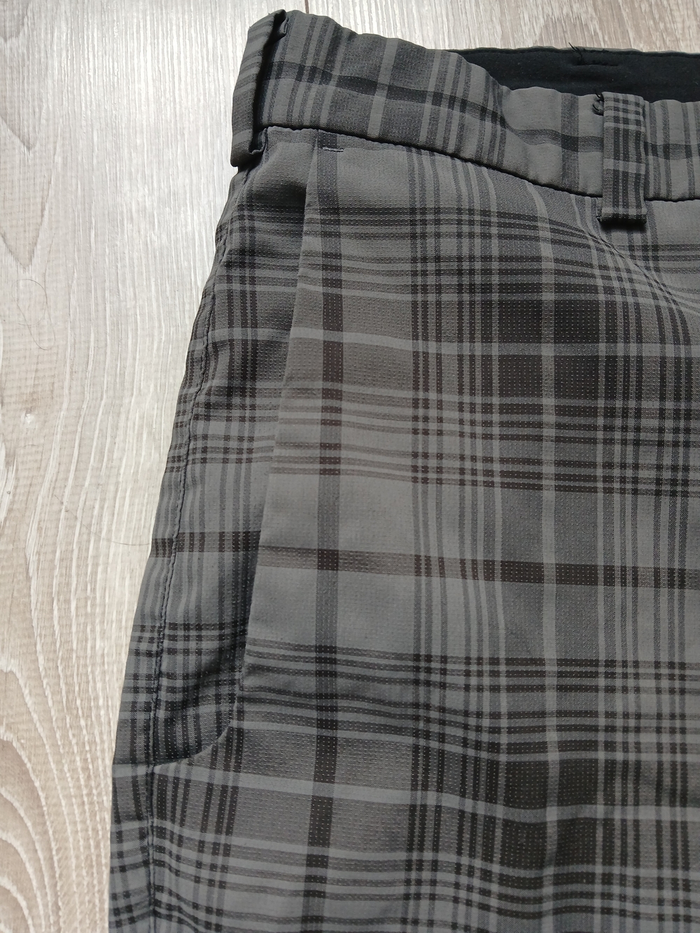 Nike Golf Tour Performance Dri-Fit Pants Men's Size 38 X 32 Gray Plaid - Picture 3 of 13